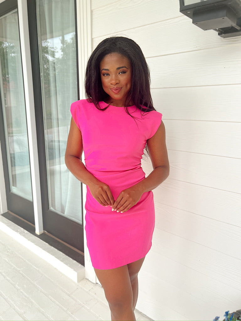 Over & Over Ruched Mini Dress