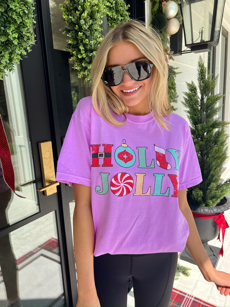 Holly Jolly Graphic Top