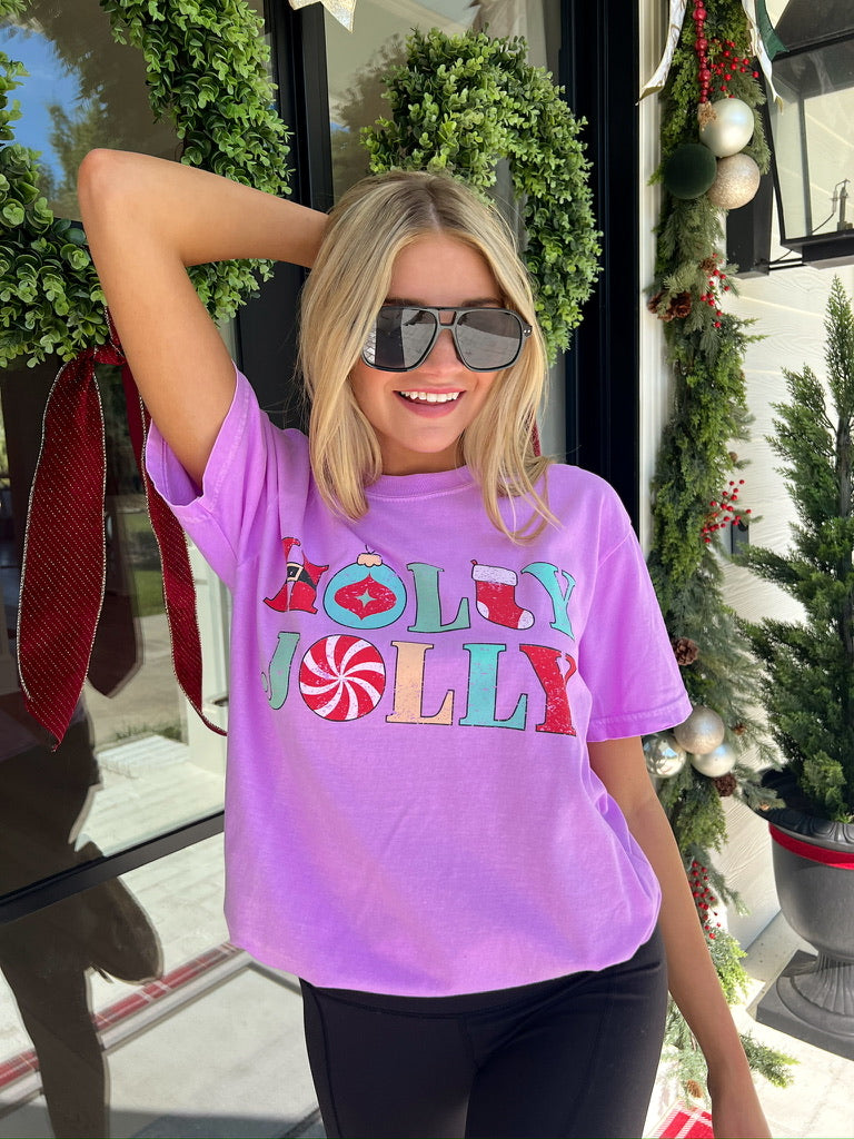 Holly Jolly Graphic Top