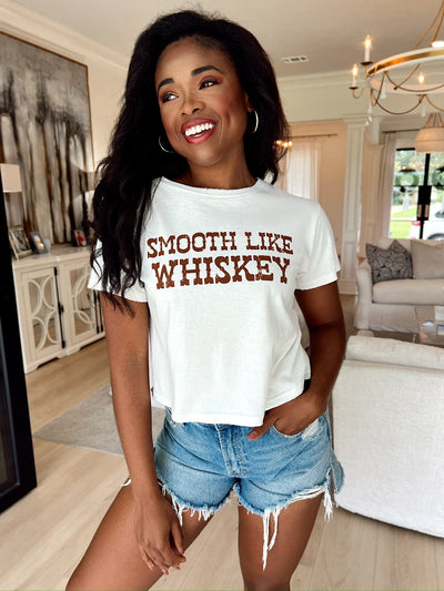 Smooth Like Whiskey Graphic Top