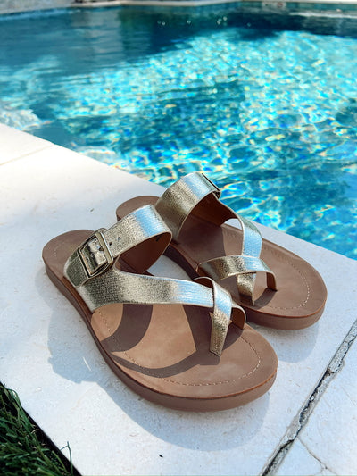 Summer Spritz Metallic Sandals