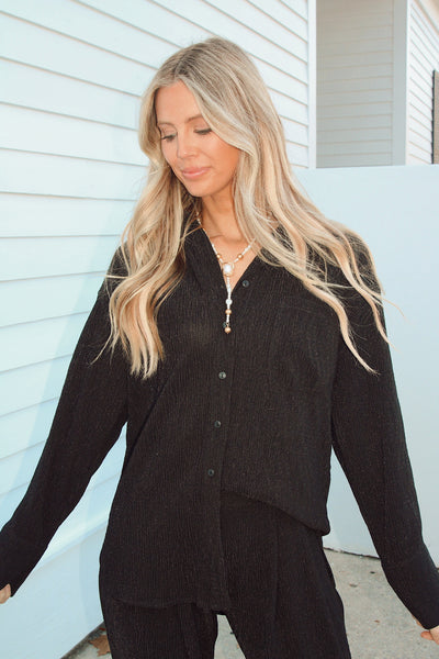 Following My Intuition Crinkled Top