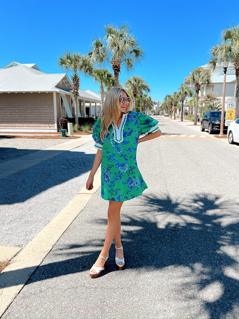 Inspiring Kindness Floral Mini Dress