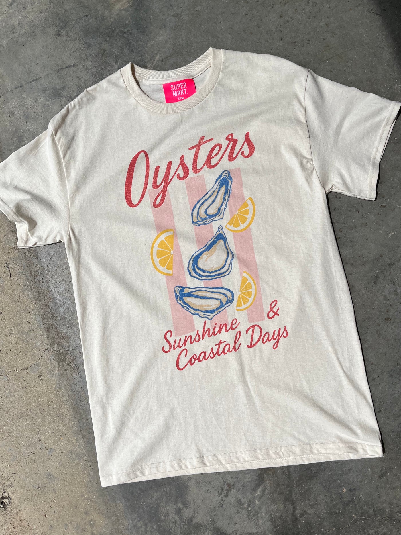 Oysters, Sunshine, Coastal Days Graphic Top