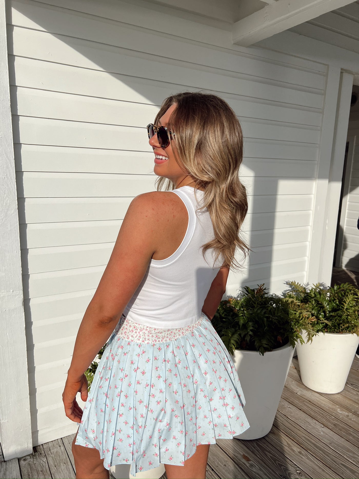 Always Innocent Floral Mini Skirt