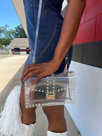 Confident Glamour Clear Crossbody