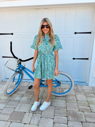 Tempting Touch Floral Mini Dress