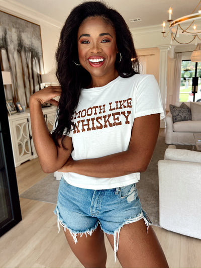 Smooth Like Whiskey Graphic Top