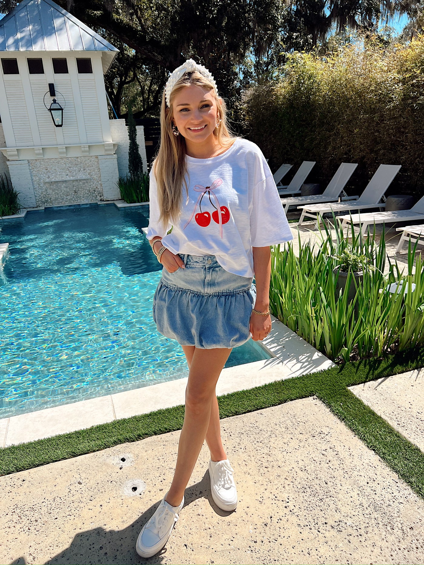 Got This In The Bag Denim Mini Skirt
