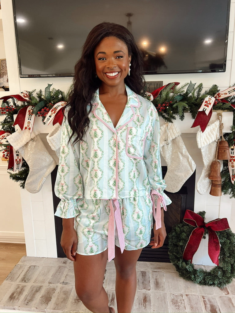 Grace And Spirit Satin Two-Piece Set