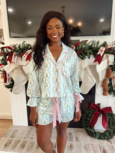 Grace And Spirit Satin Two-Piece Set