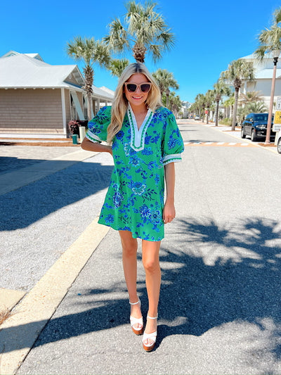 Inspiring Kindness Floral Mini Dress