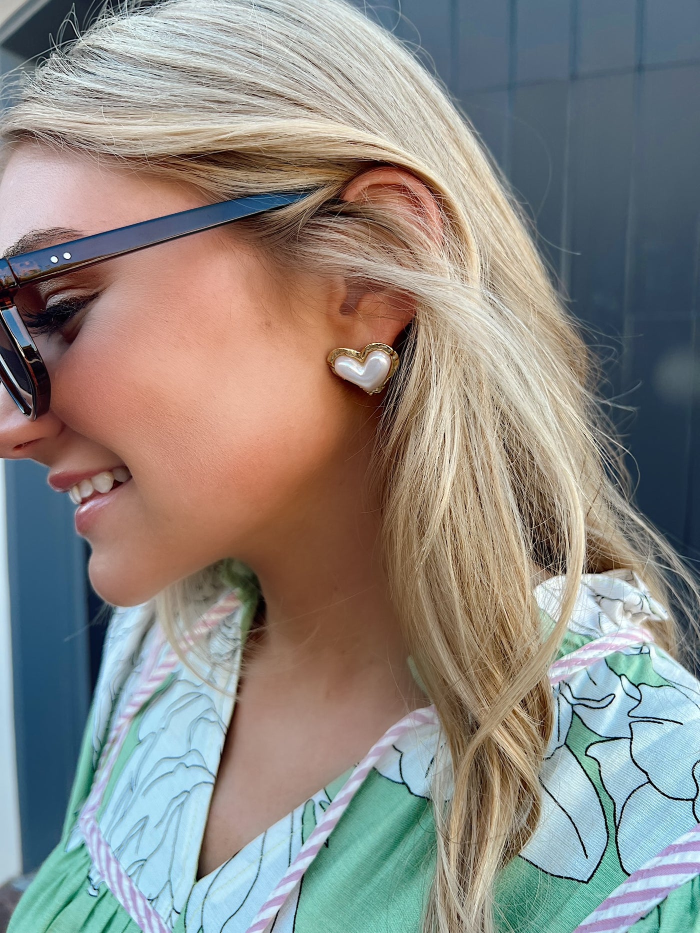 Beautiful Charm Pearl Stud Earrings