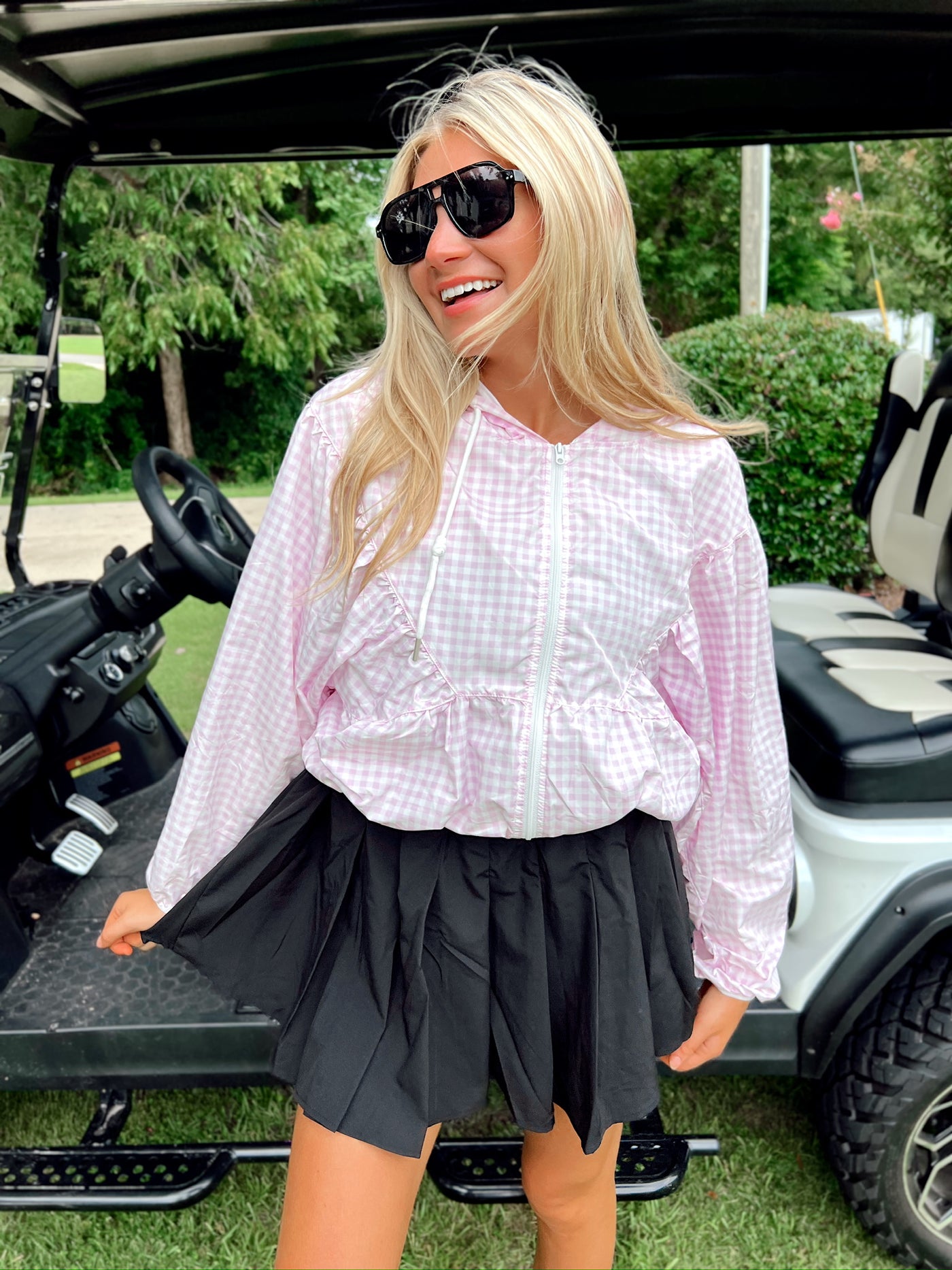 Daytime Perfection Gingham Jacket