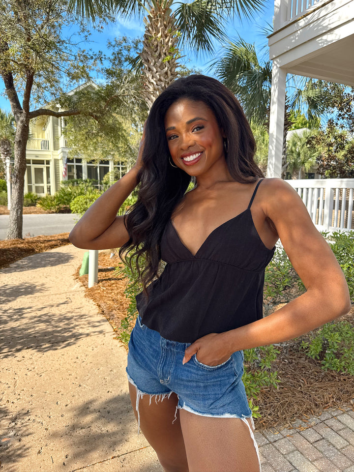 Adorably Darling Babydoll Top – Bella Rose Boutique
