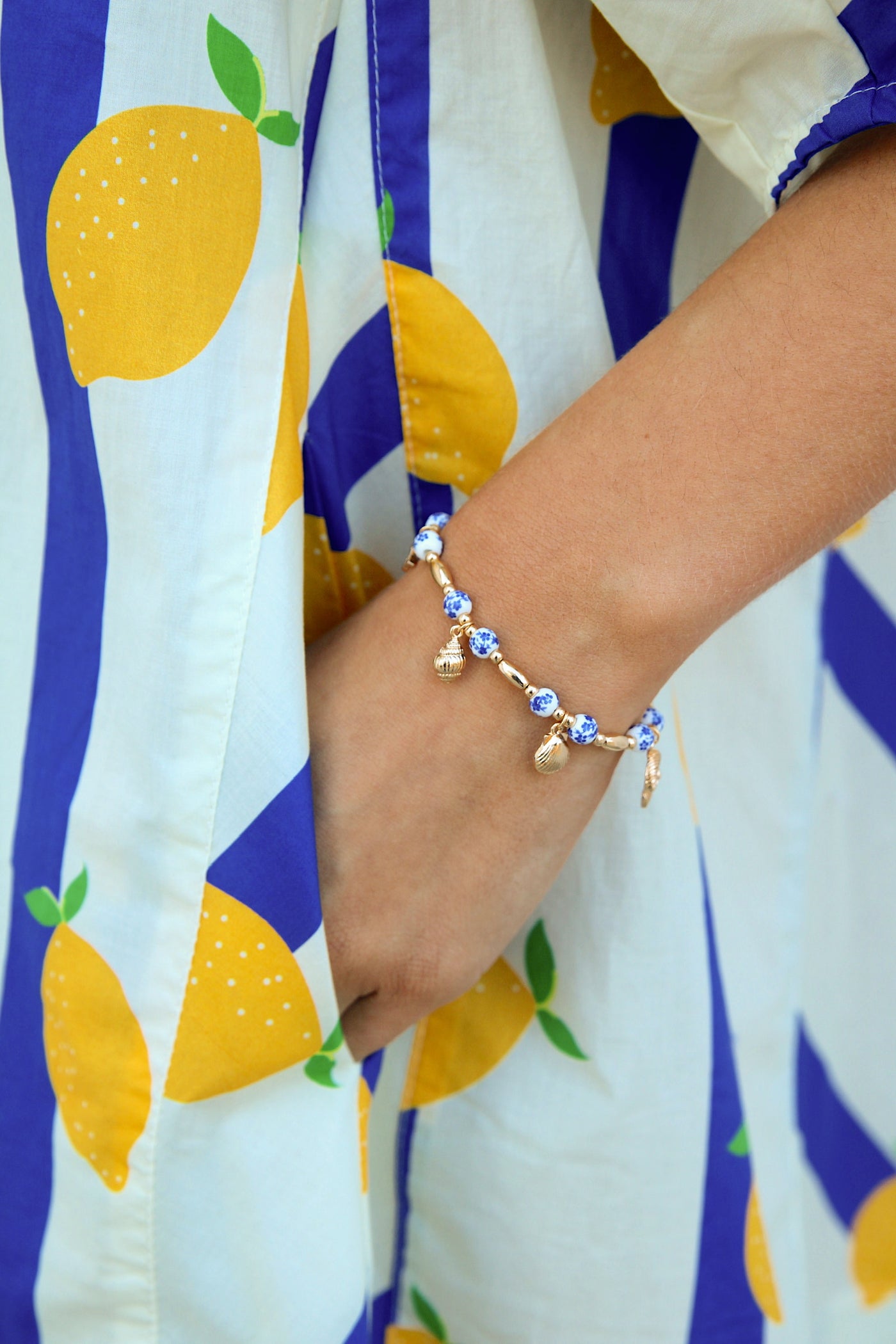 Coasting Through Beaded Charm Bracelet