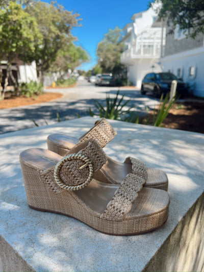 Cute But Complicated Platform Wedges