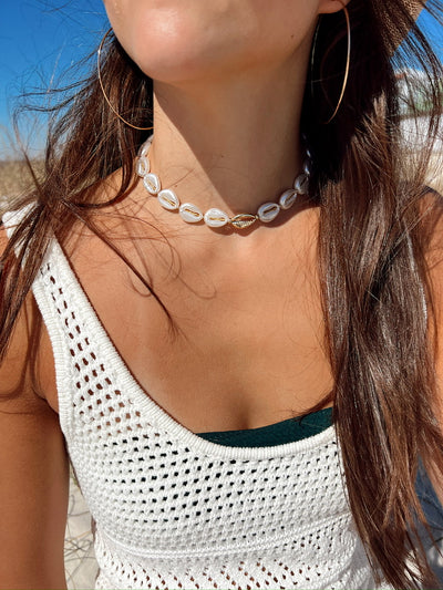 By The Seashore Puka Shell Necklace