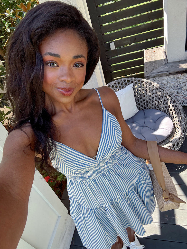 Standard Issue Stripe Mini Dress – Bella Rose Boutique