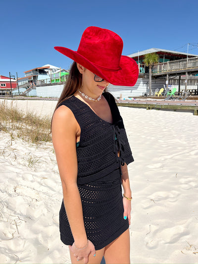 Flirty Beginnings Crochet Two-Piece Set