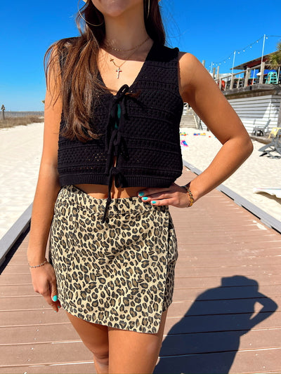 Wild Streak Printed Skort