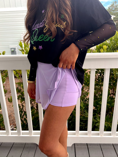Go With The Flow Mesh Skorts