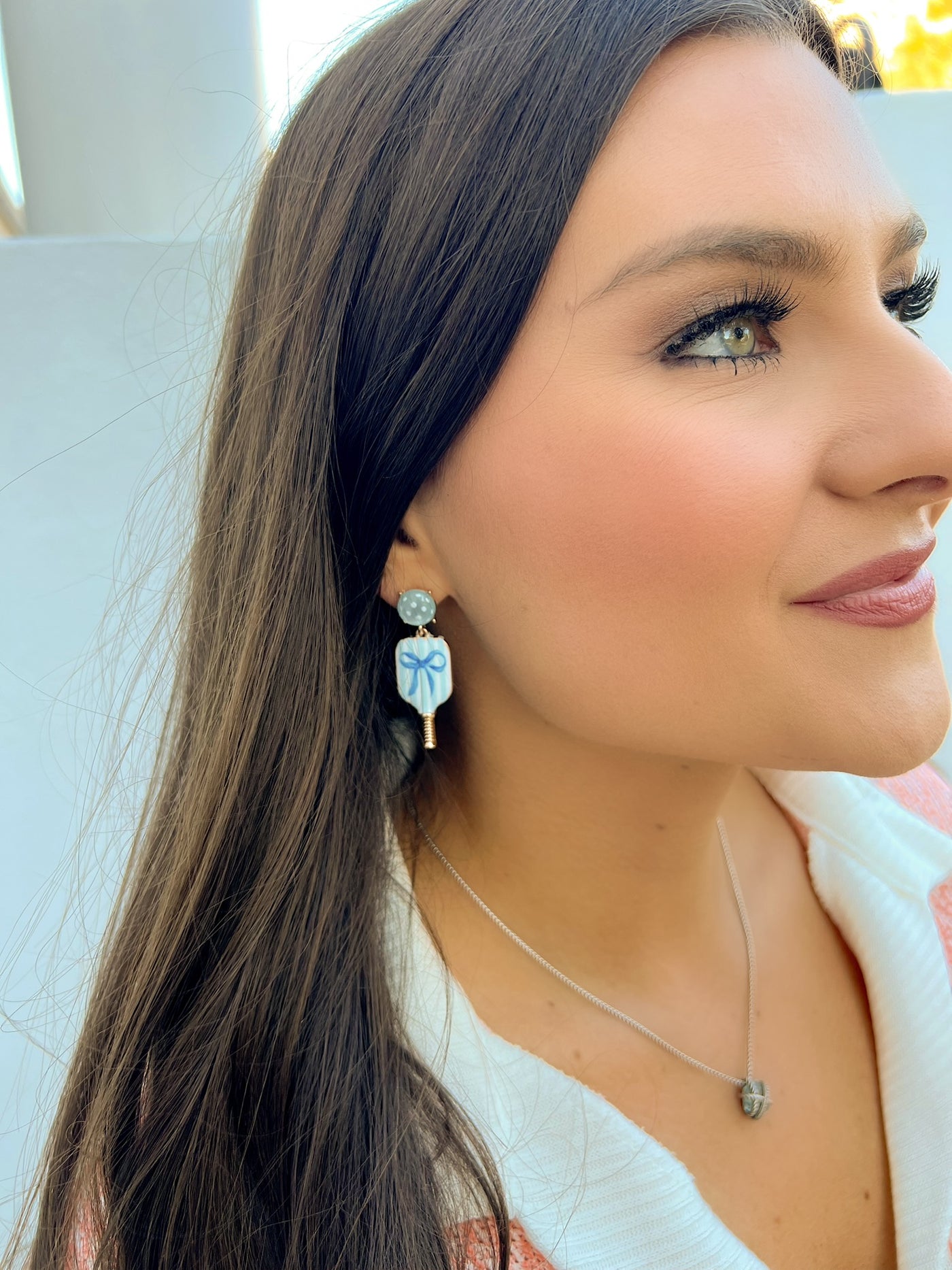 Serving Style Pickleball Earrings