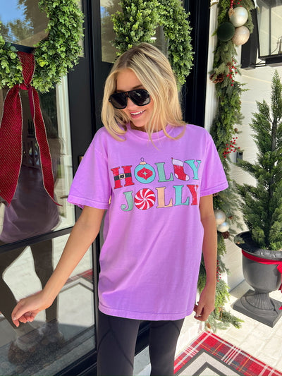 Holly Jolly Graphic Top