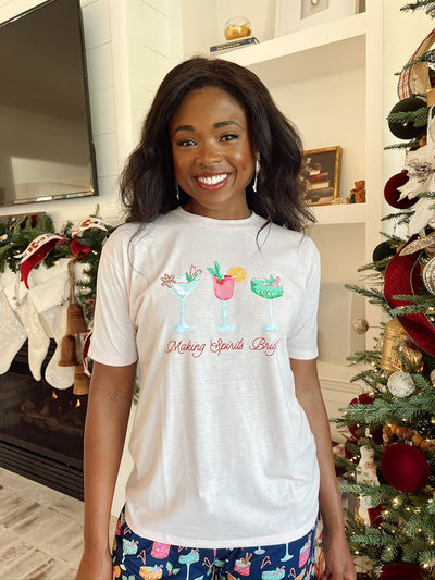 Making Spirits Bright Graphic Top