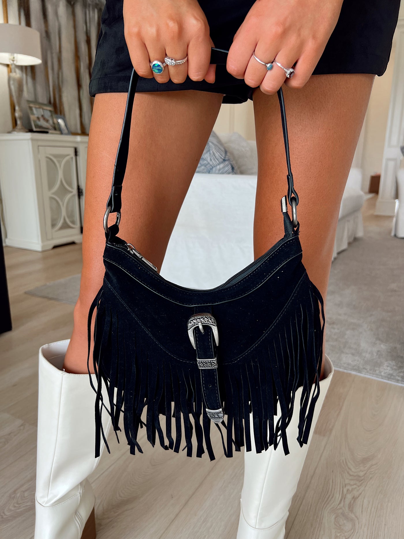 Main Character Energy Fringe Bag