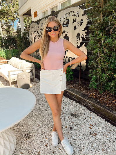 The Journey Continues High Rise Skort