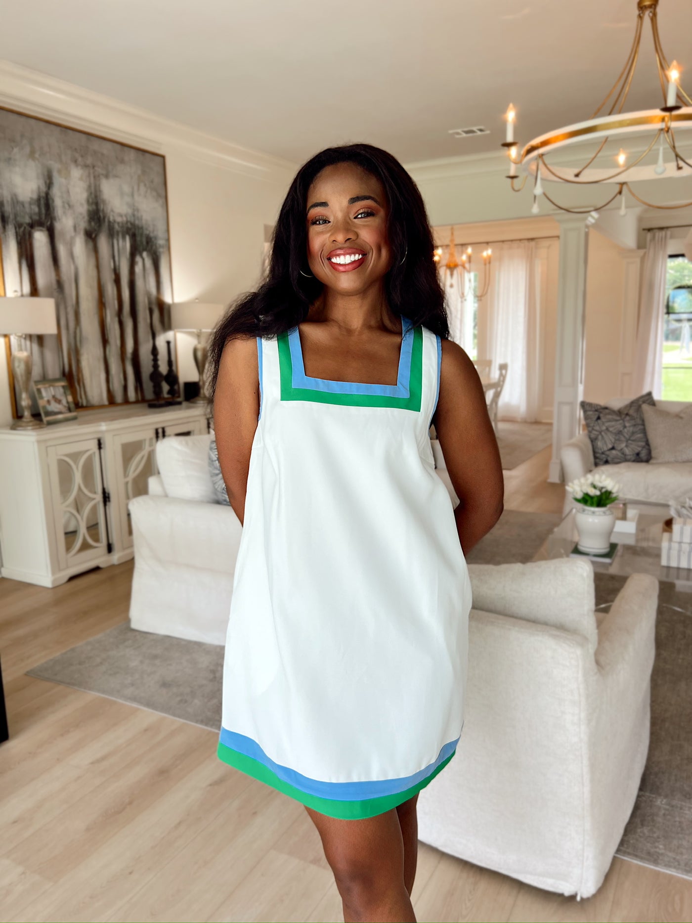 Immaculate Chicness Shift Mini Dress