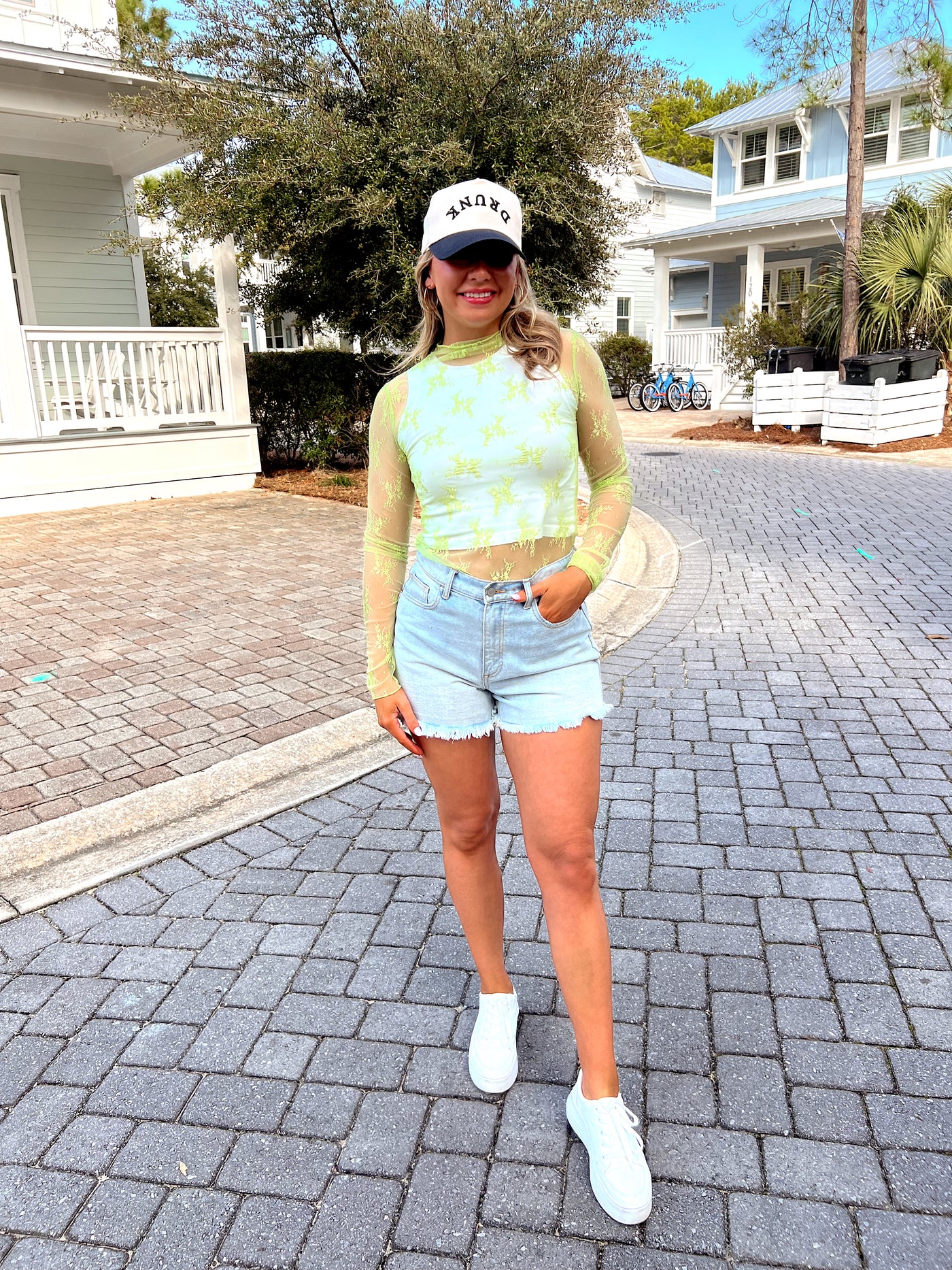Kick It With Me Mesh Top