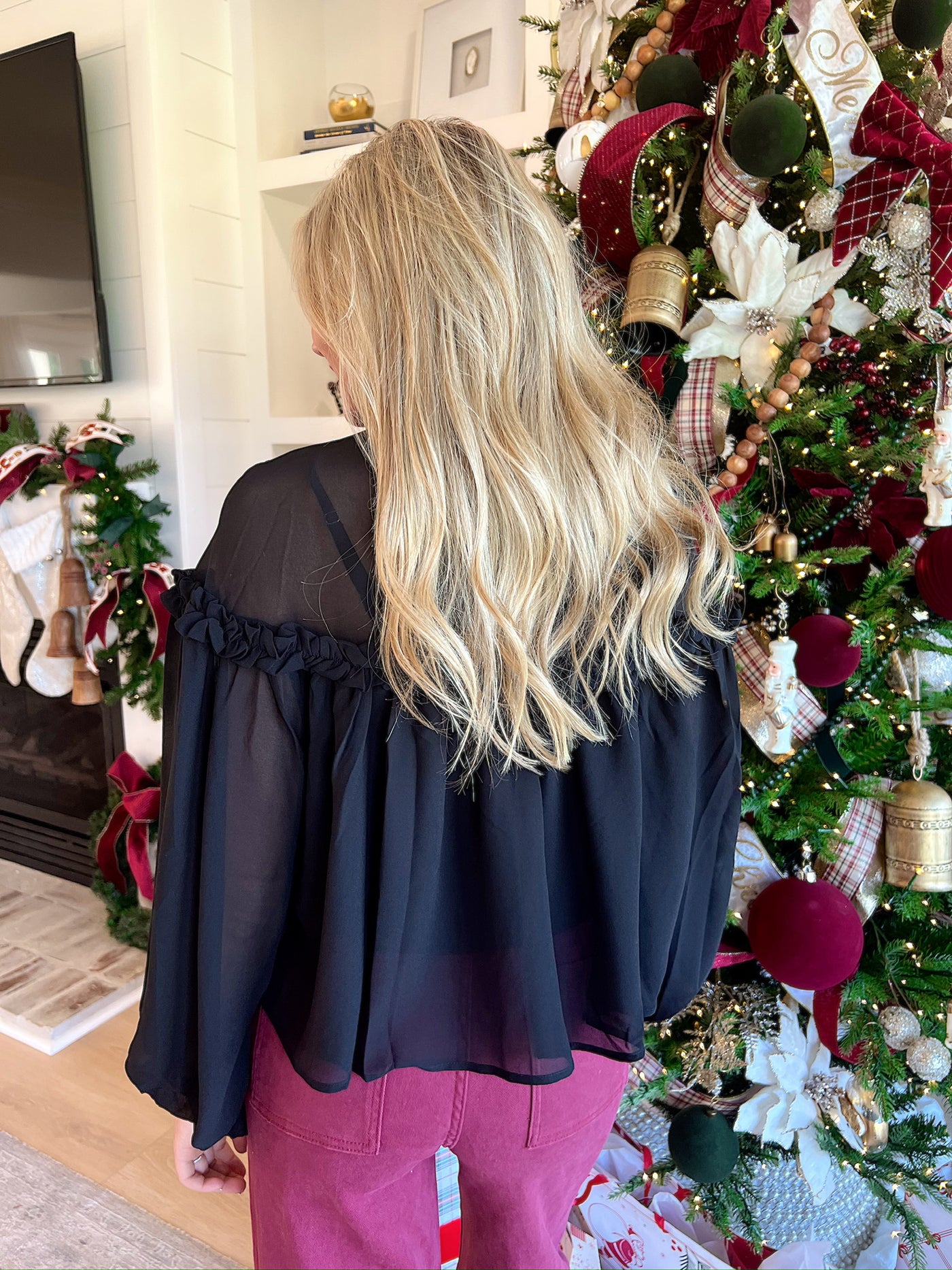 Calmly Chic Sheer Top