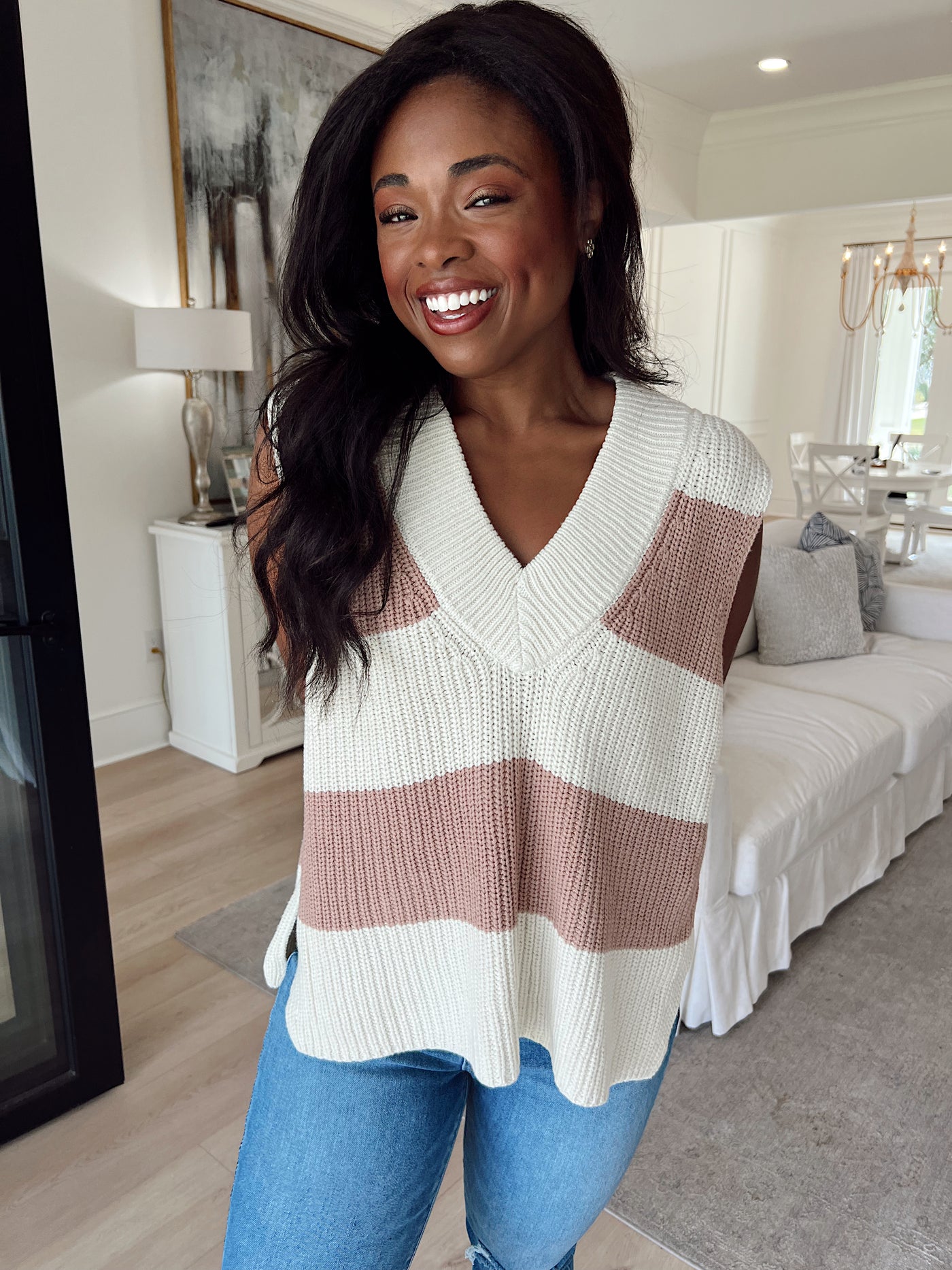Been Here All Along Oversized Sweater Vest