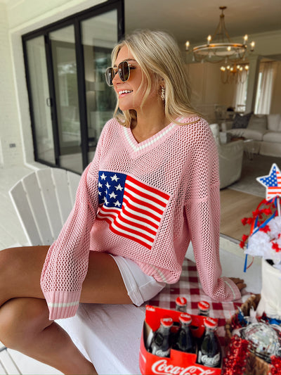 Let Freedom Ring Knit Sweater