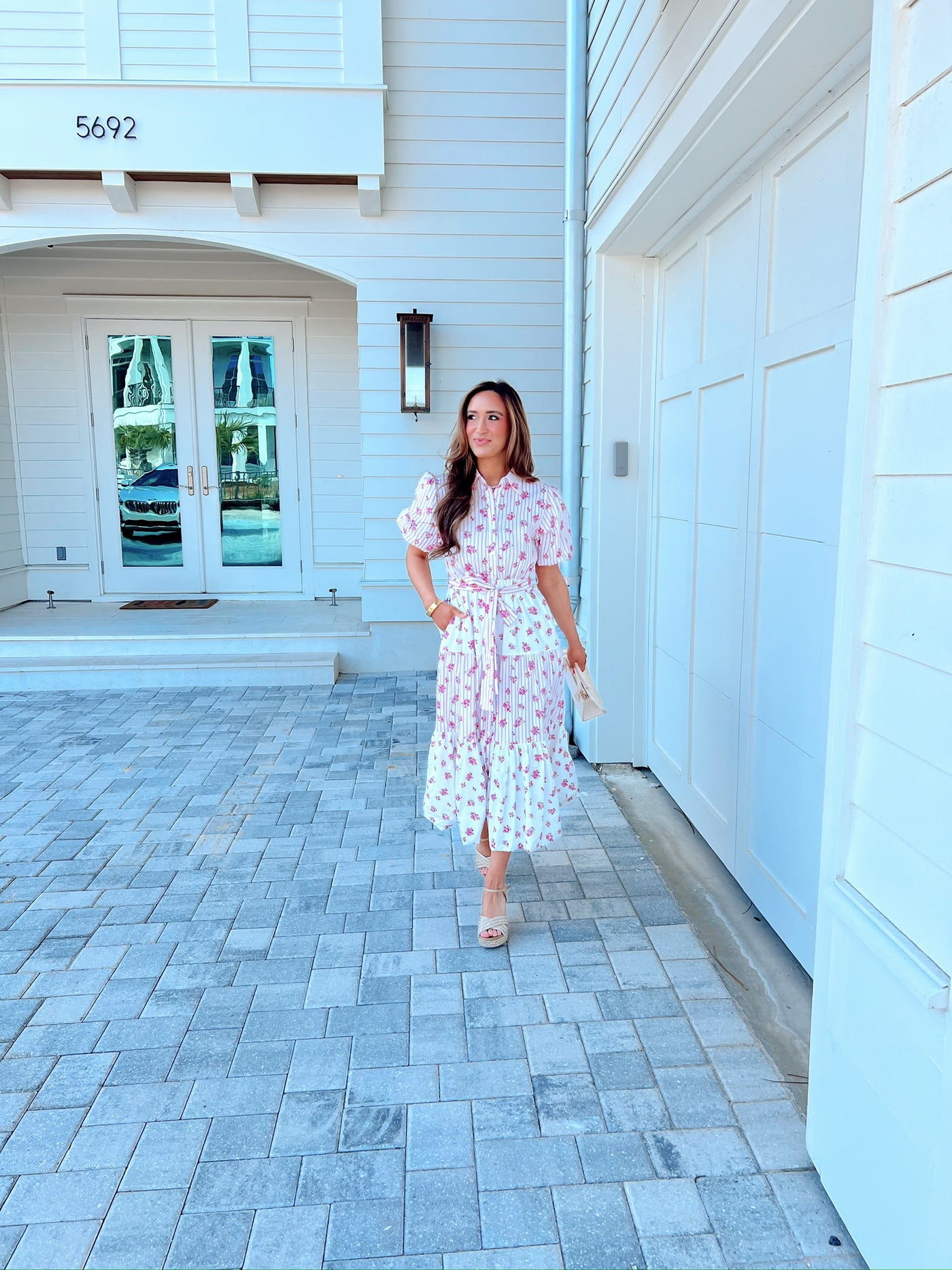Leaving You Breathless Floral Midi Dress