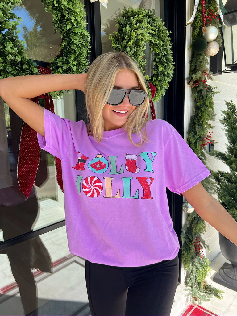 Holly Jolly Graphic Top