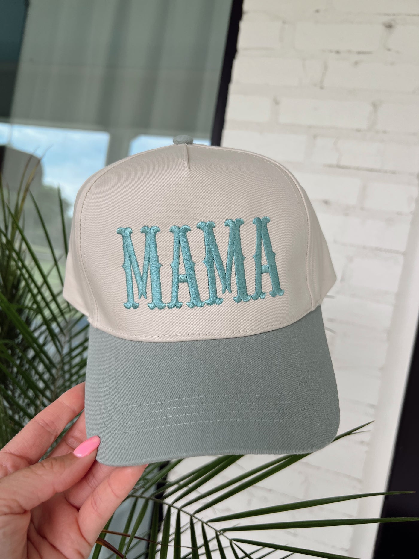 "MAMA" Embroidered Trucker Hat