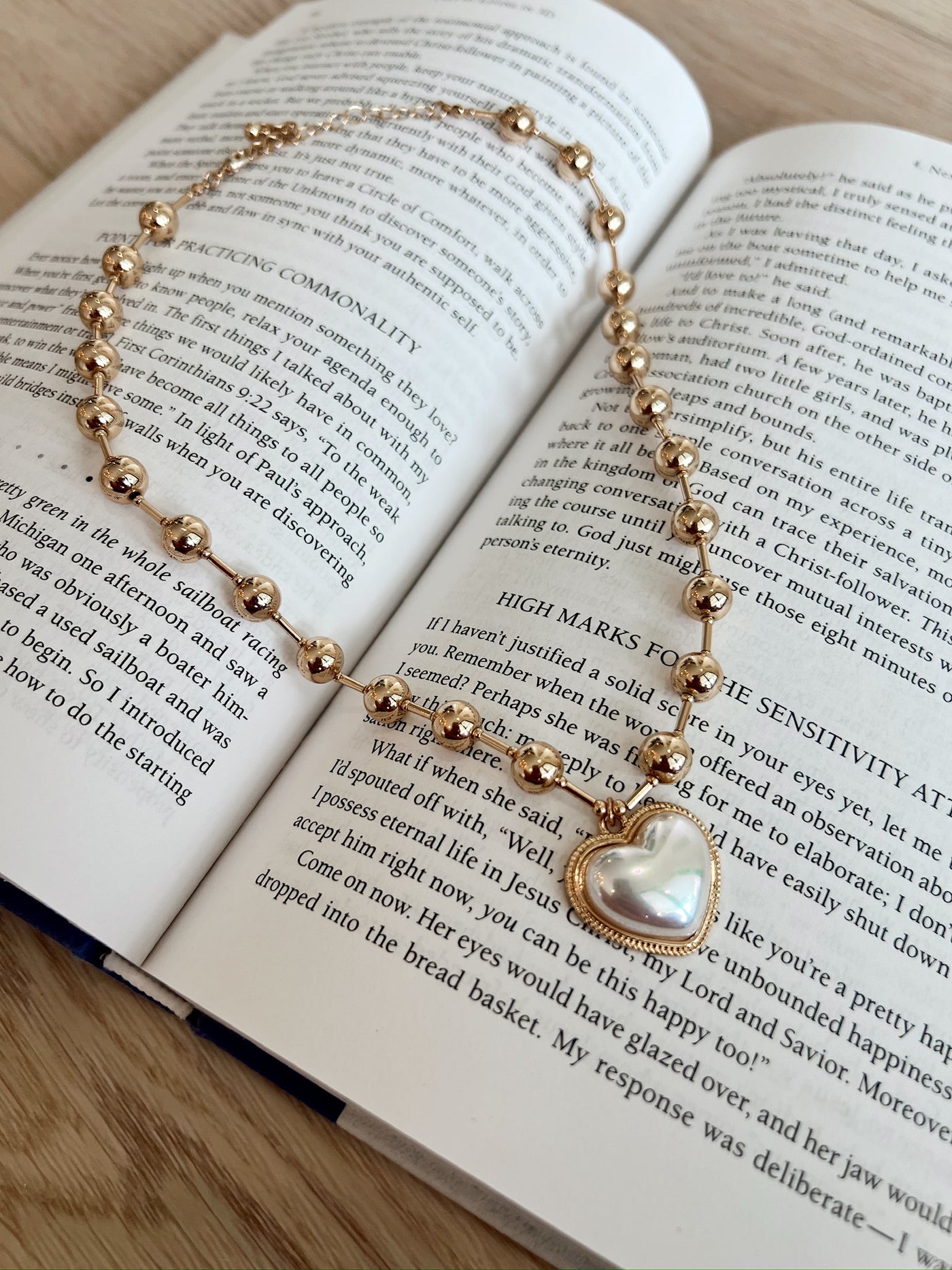 Lead With Love Water Resistant Beaded Necklace