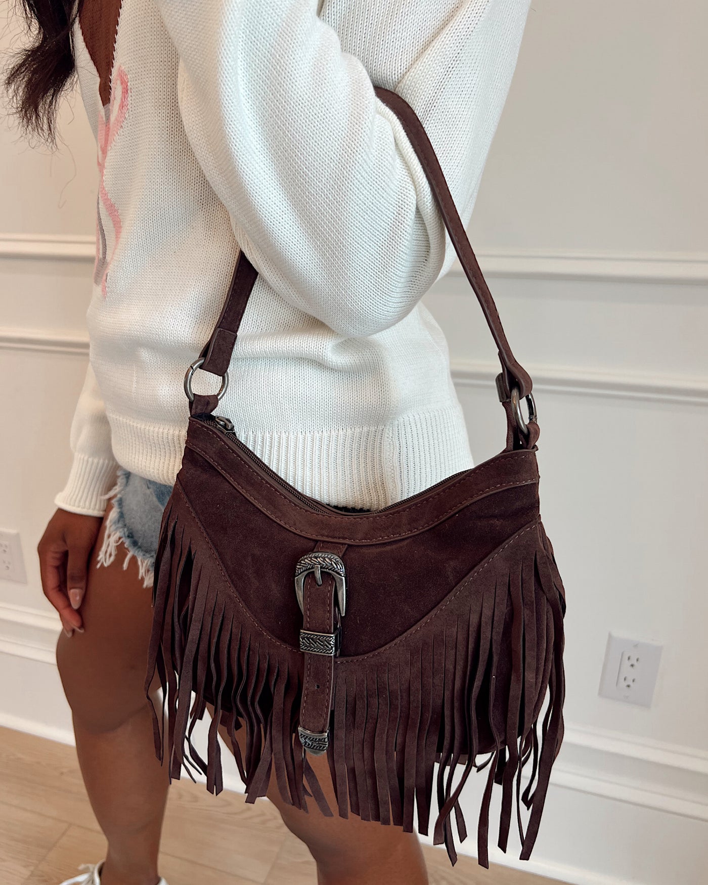 Main Character Energy Fringe Bag
