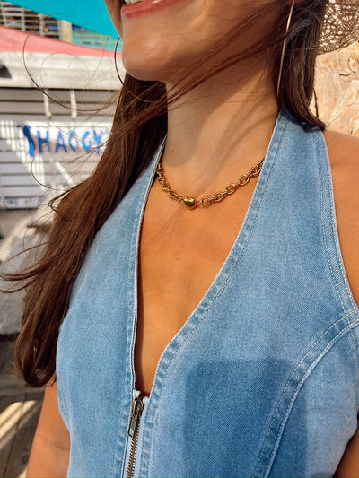 Darling Inclusion Heart Necklace