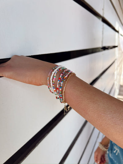 Funfetti Confetti Stretch Bracelet Set