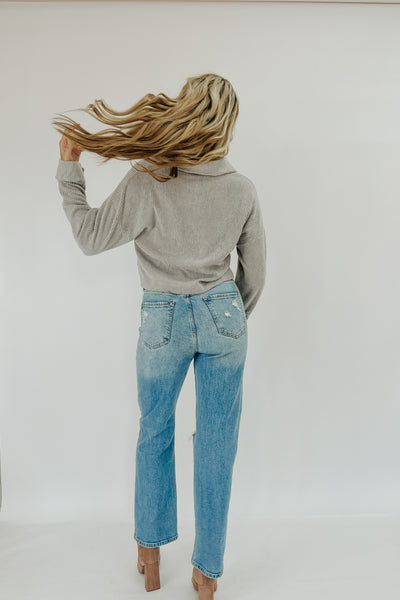Alyssa Ribbed Cropped Shacket