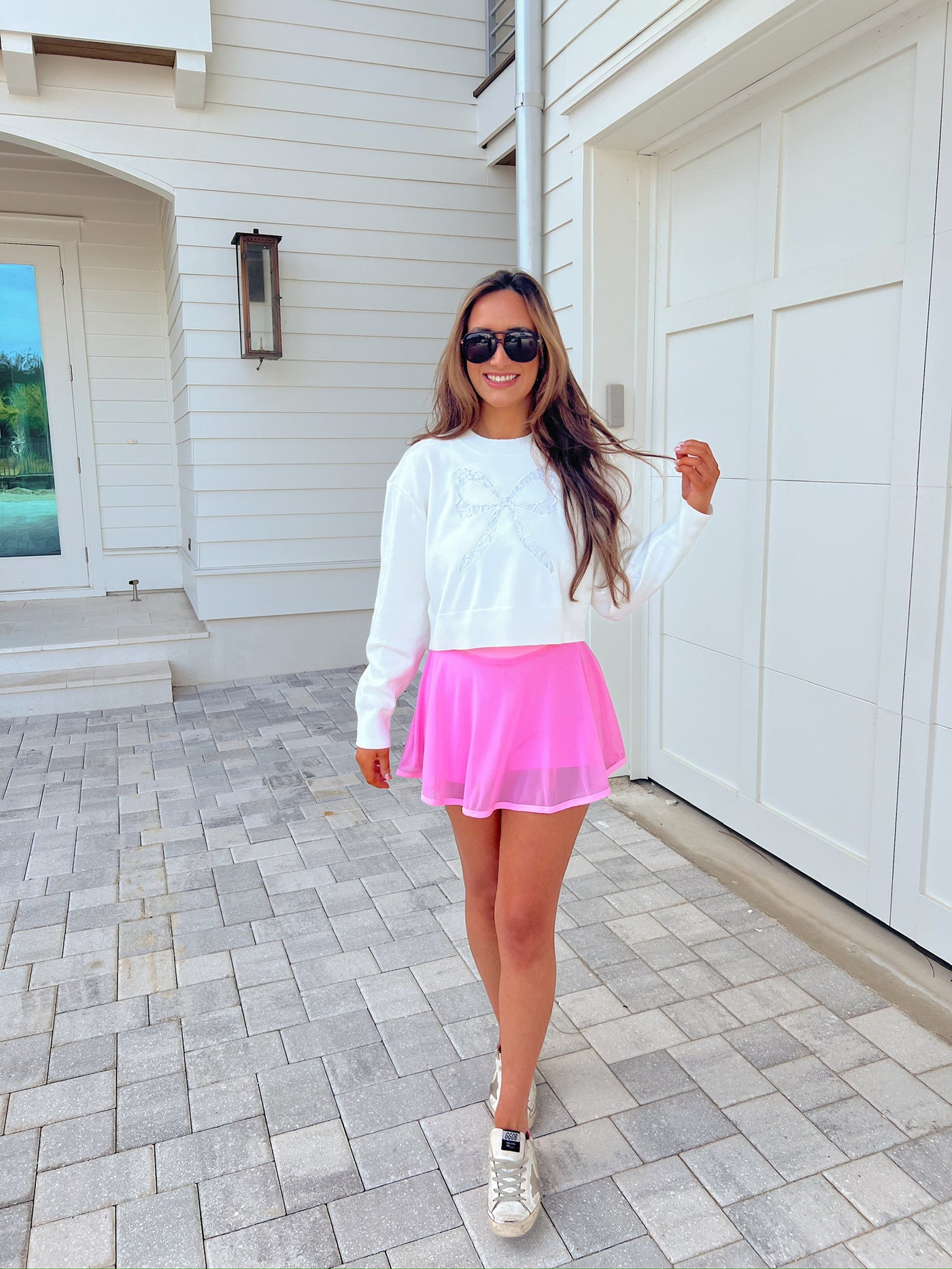 Go With The Flow Mesh Skorts