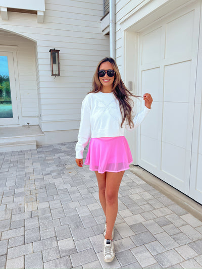 Go With The Flow Mesh Skorts