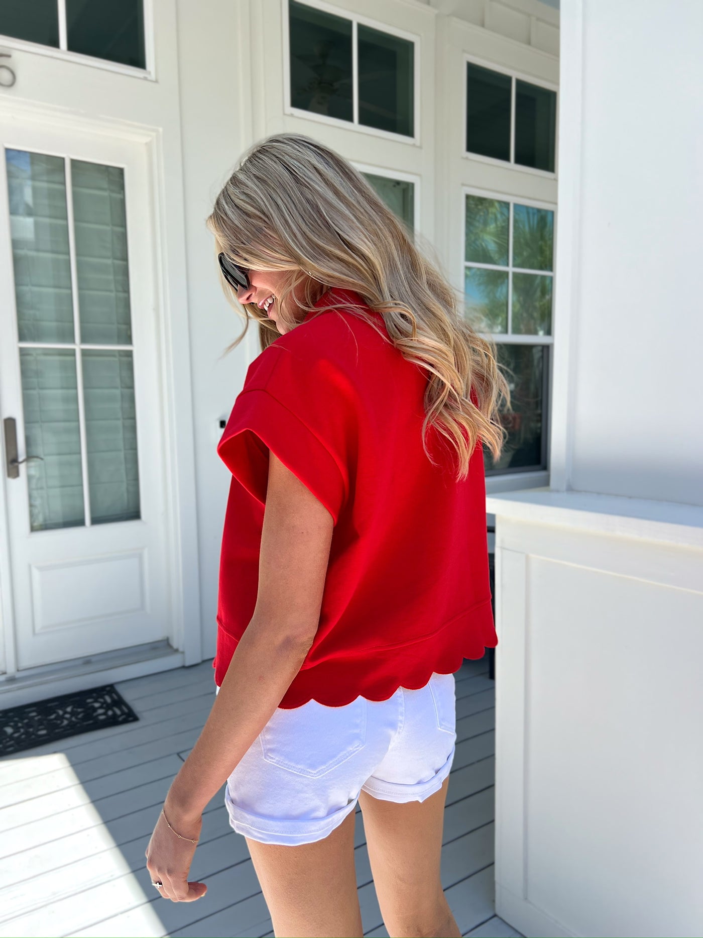 Endless Moods Scallop Top