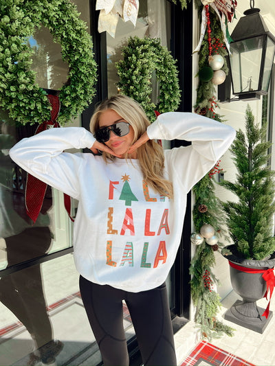 Fa La La La La Graphic Sweatshirt