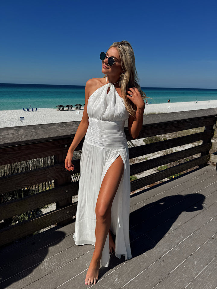 Strut Your Stuff Halter Maxi Dress