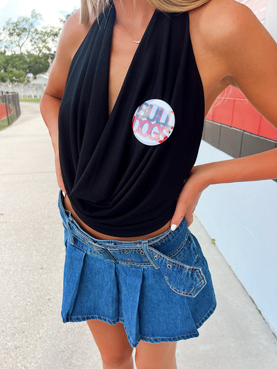 Eclipsing The Heart Halter Top